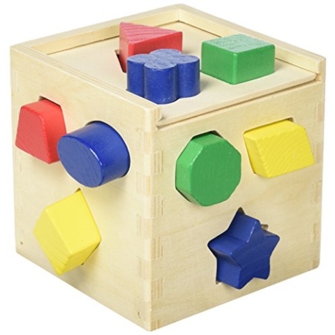MELISSA & DOUG SHAPE SORTING CUBE by Melissa & Doug