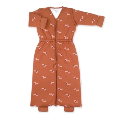 BEMINI Schlafsack Pady jersey + jersey tog 3 Print wouff noisette