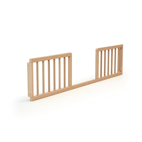 AT4 – Babybettgitter 140 cm FESTIVEE Lackierte Buche – 140 x 32 x 4 cm | Aus Holz |18 Monate bis 5 Jahre | Für Matratzen von 10 bis 12 cm | Für AT4 Cabriobett 70 x 140 cm