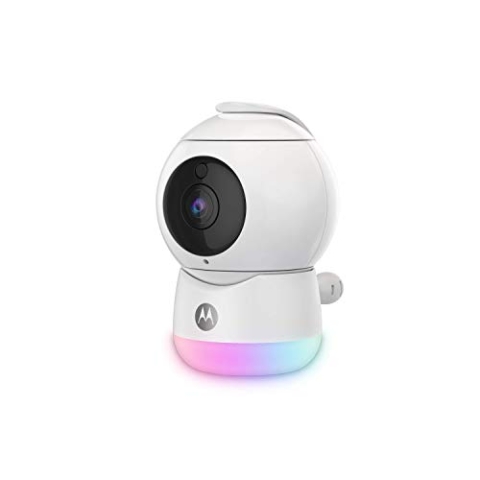 Motorola Baby Peekaboo - Full HD Wifi Video Babykamera mit Nachtlicht - Temperatur, Schwenken, Scannen, Zoomen, Neigen, 2-Wege-Gespräch, Schlaflieder - Lokaler und Cloud-Speicher - Alexa und Google Assist