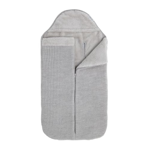 Baby's Only - Fußsack Hope - 0+ Fußsack Babyschale - Gefüttert - für 5- und 3-Punkt-Gurten Autositz - für Jungen und Mädchen - Dusty Grey