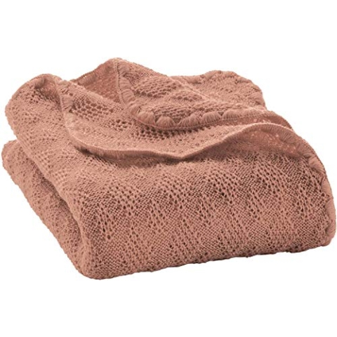 Disana Babydecke 80 x 100 cm aus Merino-Schurwolle kbT, Rose