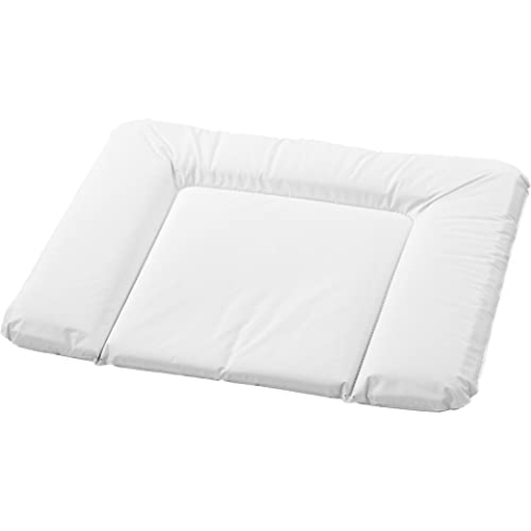 Geuther 5835 Wickelmulde Lena Passung: 85 x 75 cm Wickeltischunterlage geeignet für Wickelregal Clarissa & andere Wickeltische erhöhter Rand und Kopfschutz einfach abwaschbar Weiß