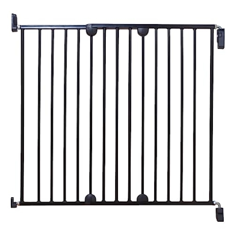 BabyGo Safety, Baby-Tür- & Treppenschutzgitter, schwarz, 4062