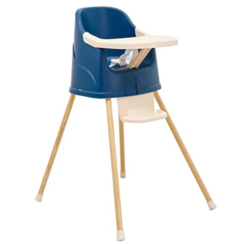 THERMOBABY Youpla Hochstuhl, für Kinder von 6 Monaten bis 3 Jahren (oder bis 15 kg), Ozeanblau