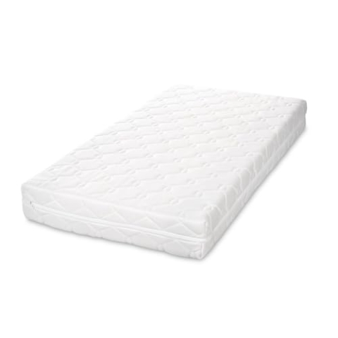 Lorelli Babybett Matratze Top Exklusive 120 x 60 x 13 cm Schonbezug abnehmbar, Farbe:weiß 2