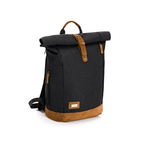 Fillikid Wickelrucksack Berlin | Baby Wickelrucksack mit Kinderwagenbefestigung | Wickeltasche Rucksack für Mama und Papa | Babytasche, Backpack mit Wickelunterlage & Flaschenwärmer
