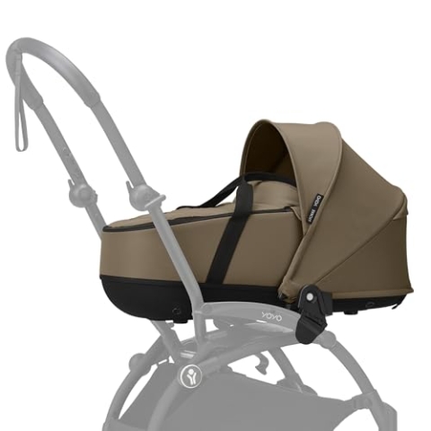 Stokke YOYO Liegewanne, Toffee - Für Babys bis 6 Monate oder 9 kg - Enthält halbharte Schale, Doppelmatratze und Fußabdeckung - Erfordert YOYO-Rahmen (separat erhältlich)