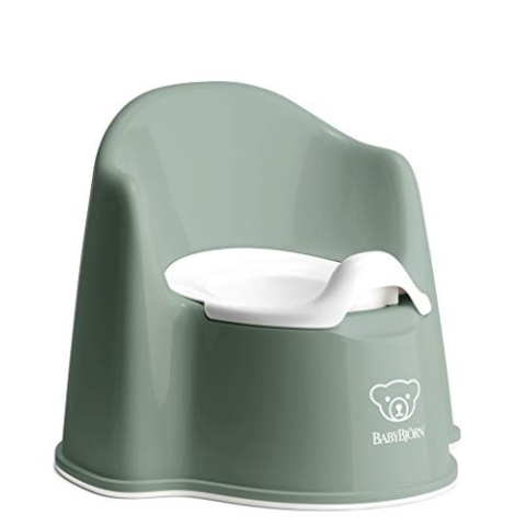 BabyBjörn Topfstuhl, Graugrün/Weiß