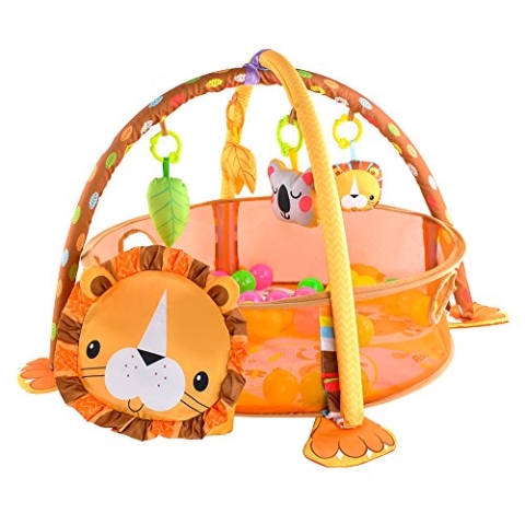 Iso Trade Krabbeldecke Spieldecke Spielbogen Spielmatte Babydecke Laufstall 3 in 1 #4012