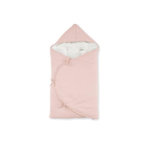 BEMINI Baby Nest ausgekleidet Pady Tetra Jersey + Teddy Blush