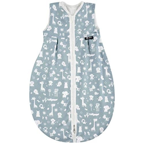 Alvi Mäxchen light Schlafsack Animals puderblau 100 cm