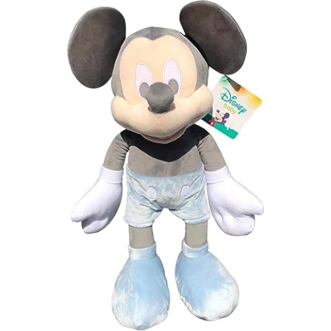 Disney 5875826 Simba 6315875826 Tonal Mickey Mouse Micky Maus Spielzeug, Blau, Grau, 50 cm (Lot de 1)