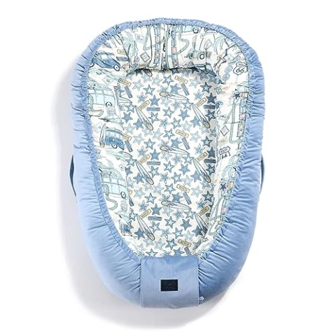 LA MILLOU Velvet Collection – Best NEST – Route 66 Farbe – Farbe Sterne – Taubenblau