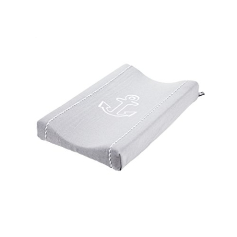 Baby's Only 902195 Wickelkissenbezug Anker grau/weiss