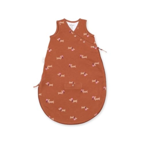 BEMINI Schlafsack Jersey tog 0.5 Print wouff noisette