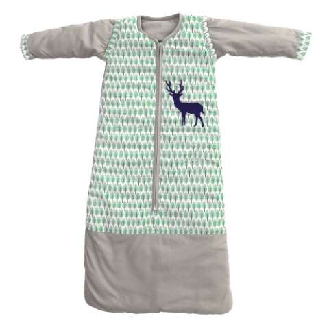 Taftan Deer Fußsack, 70/90 cm, Dunkelblau/Grün