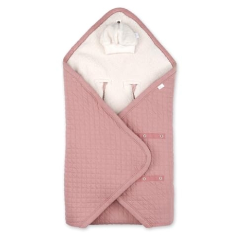 BEMINI Wickeldecke Pady quilted + teddy Vintage