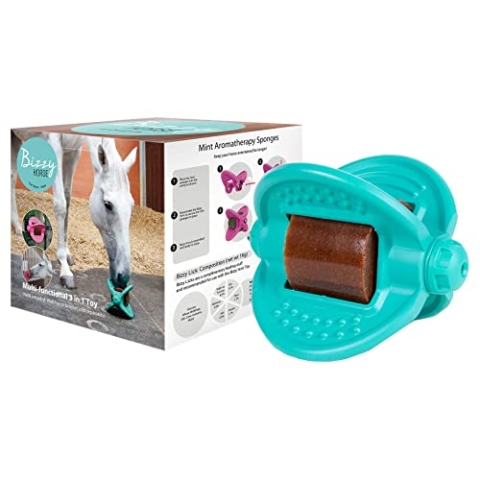 LIKIT Bizzy Ball Spiel & Spass für Pferde Größe/Farbe/Aqua