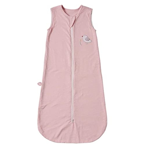 Nattou Babyschlafsack aus Baumwolle (Jacquard), TOG 0.5, Ca. 70 cm, 6-24 Monate, Alice und Pomme, Rosa