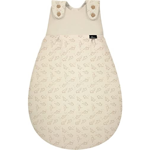 Alvi Baby Mäxchen Schlafsack Außensack Organic Bio Cotton Design Starfant (Größe 80/86)