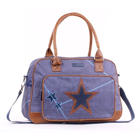 Kidzroom 030-7755-1 Wickeltasche Superstar XL, 30 x 48 x 16 cm, blau