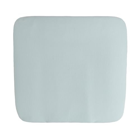 Baby's Only - Baby Wickelauflagenbezug 75x85 cm - Bezug für Wickelauflage Fresh ECO - Abwaschbare Bezug für Wickeltischauflage - Aus 100% Bio-Baumwolle - Misty Blue