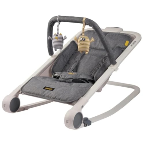 BabaBing BB50-002 RockOut Wippe, Grau-Melange, grau, 3 kg