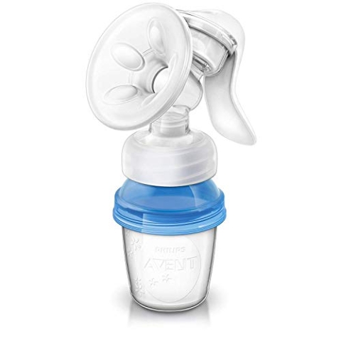 Philips Avent SCF330/13 Handmilchpumpe Mit Flasche, transparent