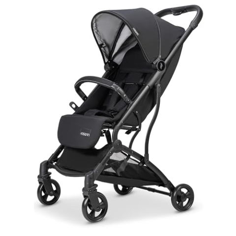 Osann Sport-Buggy Vegas – sportlicher Kinderwagen ab Geburtbis 26,5 kg belastbar – Buggy in Silbergrau mit Sonnenverdeck LSF 50+