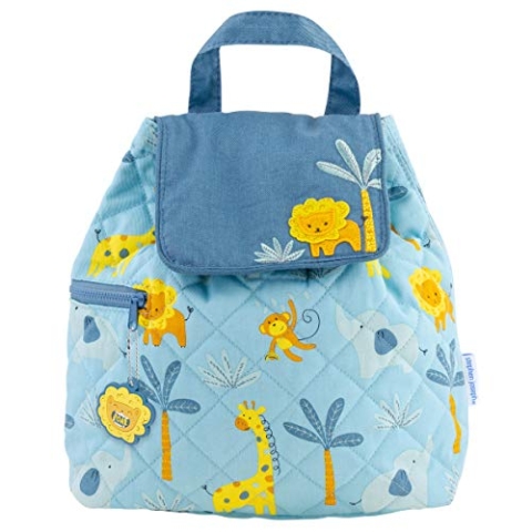 Stephen Joseph Unisex Kinder Gesteppter Rucksack Gesteppter Rucksack - Blau Zoo