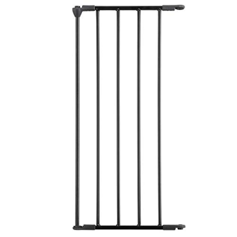 Safetots Offenes TreppenhausSchutzgitter, Verlängerung, 33cm, Schwarz, 70cm Hoch, Verlängerungs Panel für Sicherheitsbarriere und offene Treppenhäuser
