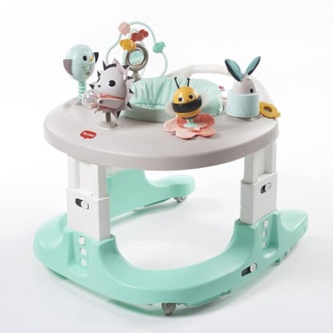 Tiny Love 4-in-1 Here I Grow Mobile Activity Center, Hüpfspielzeug, Baby-Lauflernhilfe, Schiebewagen, 6m+, Magical Tales