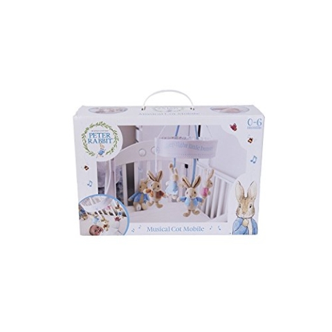 Rainbow Designs RBD-MOB04 Peter Hase Mobile mit Musik, transparent, 200 g