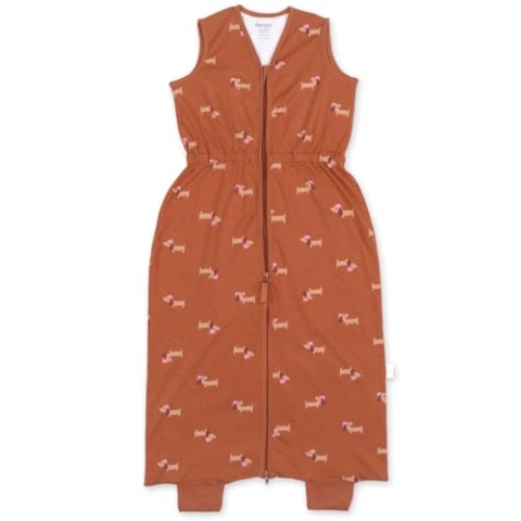 BEMINI Schlafsack 24-36 Monate Jersey tog 0.5 Print wouff noisette