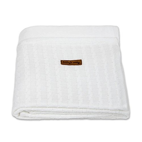 Baby's Only 541019 Baby Decke Fein 95x70 cm Weiss