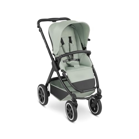 ABC Design Kinderwagen Samba – Kompakter All-Terrain Kinderwagen für Babys & Kleinkinder – inkl. Buggy Sportsitz, Luftkammerräder & höhenverstellbarer Schieber – Babywanne optional (pine)