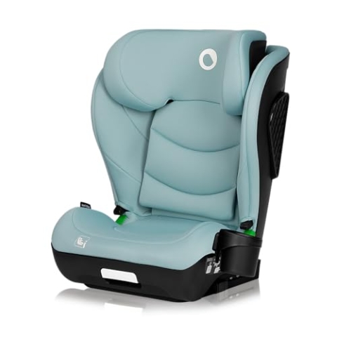 LIONELO NEAL I-SIZE Kindersitz, Gruppe 2 3, von 100-150 cm Von ca. 3 bis 12 Jahren Befestigung ISOFIX oder ohne Gurte Verstellbare Kopfstütze Seitenschutz Armlehnen Standard R129