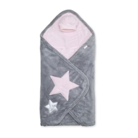 BEMINI Wickeldecke Softy + Softy Little Stars Print Cristal