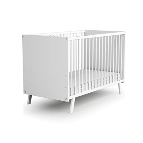 AT4 - Babybett CARNAVAL Holz Weiß 60 x 120