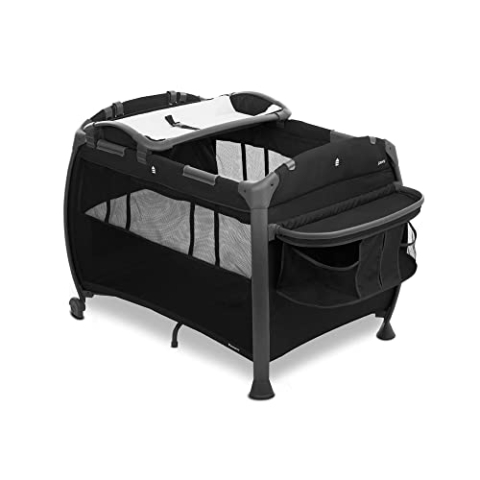 Joovy Room Playard, Kindertagesstätte, Stubenwagen, Wickeltisch, schwarz