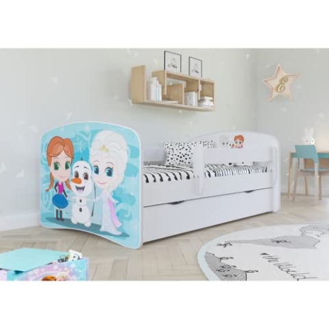 KOCOT KIDS Babybett mit Schublade, 180/80 cm, Weiß