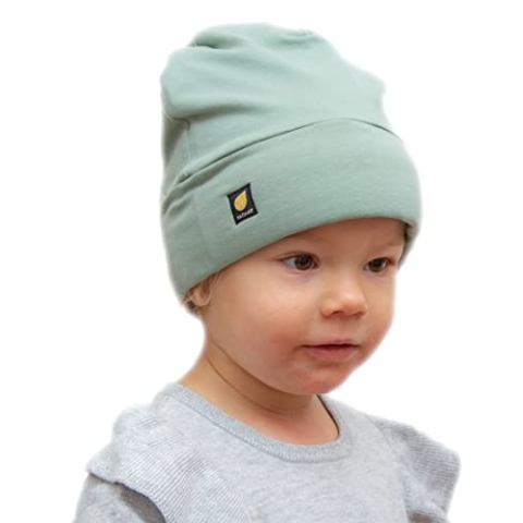 PADHAT Kinder Kopfschutzmütze mit Selbsteinstellmethode Gepolsterte Sicherheitsmütze Kopfschutz für Baby Kleinkind Vorschulkind Verstellbare Größe Minty, Größe M