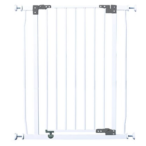 Dreambaby F1961 Liberty extra hohes Treppenschutzgitter / Türschutzgitter (75-81cm) weiß