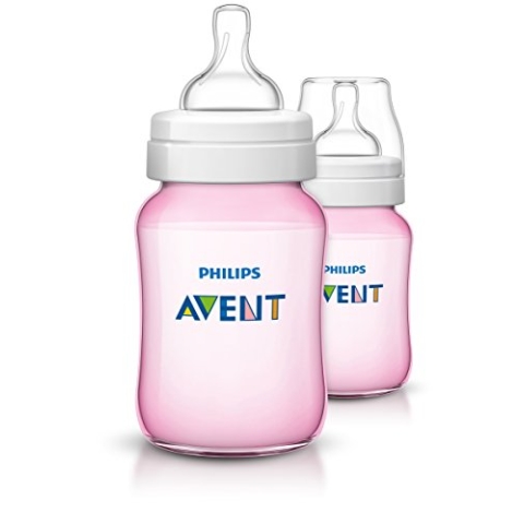 Philips Avent SCF564/27 Babyfläschchen, 260 ml, Rosa