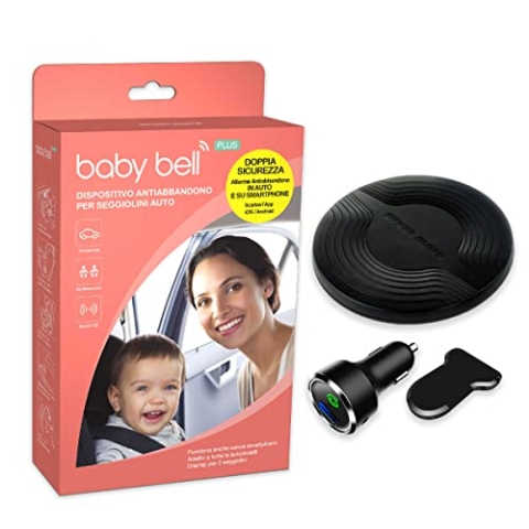 Baby Bell Plus Auto-Kindersitz, 100% universal, erweiterbar, funktioniert auch ohne Smartphone