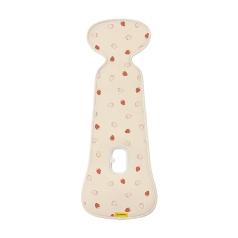 Aeromoov - Baby Sitzauflage Air Layer - Einlage Für Autositz oder Kinderwagen - Gruppe 1 - Antischwitz Sommerbezug - Bio-Baumwolle - Berries