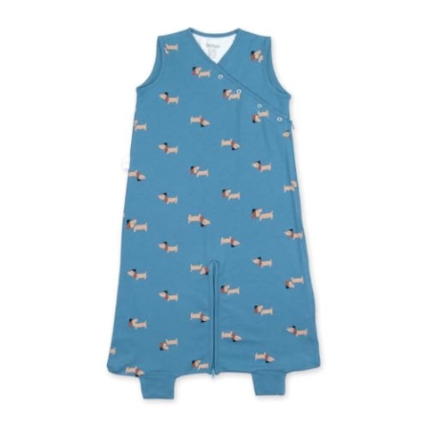 BEMINI Schlafsack Jersey tog 0.5 Print wouff Turquoise