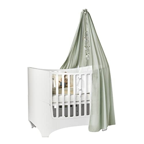 Himmel Schleier für Leander classic Babybett - Farbe sage green grün (ohne Bett)