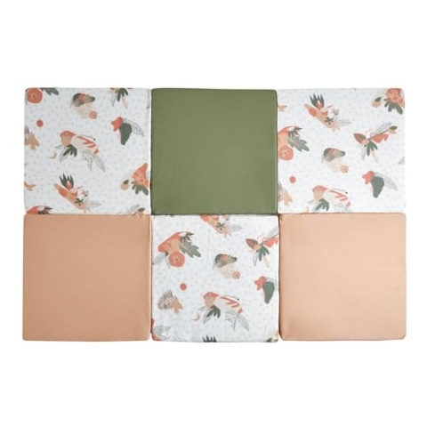 TINÉO - Maxi Tapis D'éveil - Maxi Tapis De Motricité - Maxi Tapis Bébé - Tapis de Jeu - Multifonction 5 en 1-120x180cm (Amazonie)